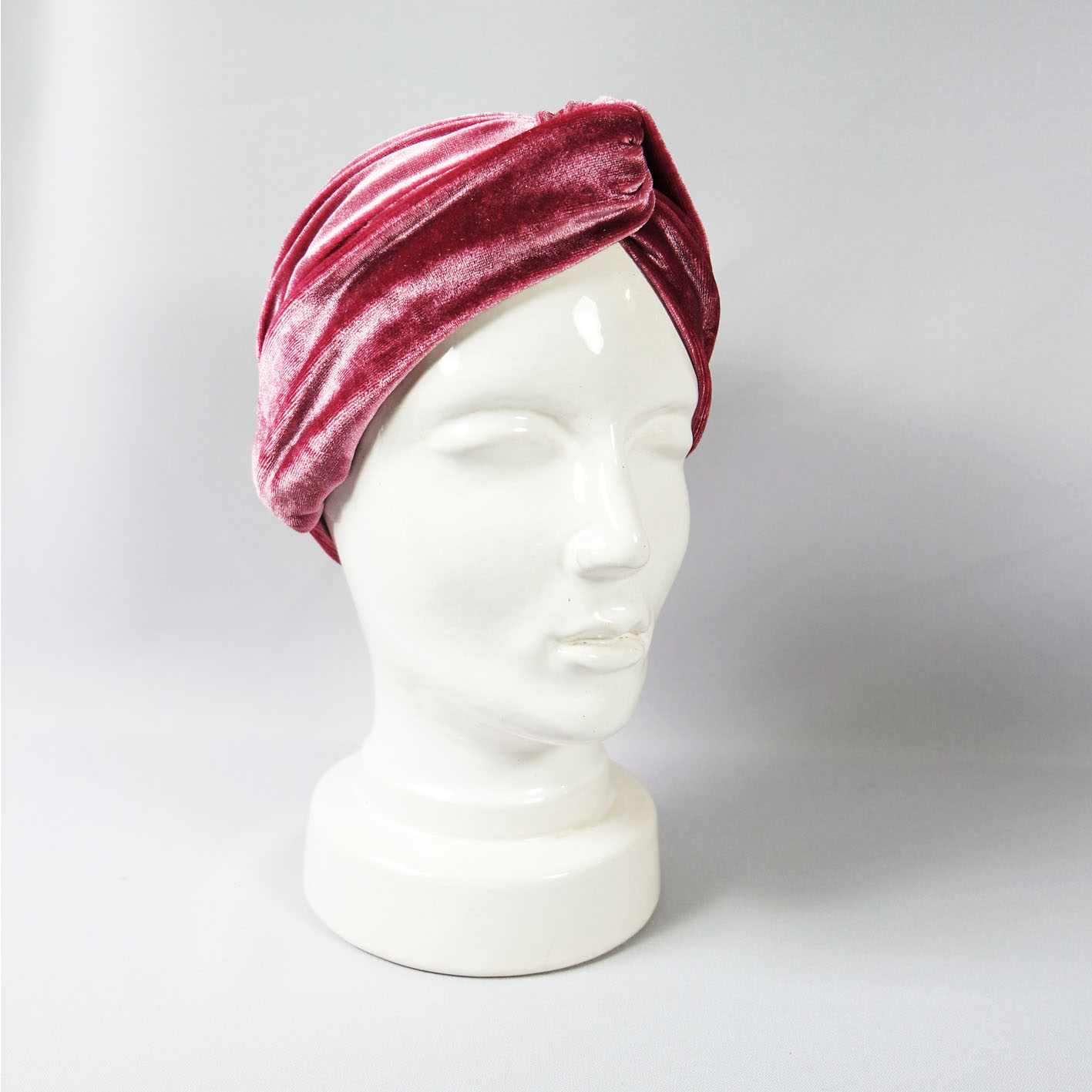 Conflict Beschietingen Absoluut Haarband roze velvet - Fameuz